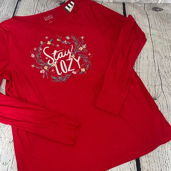 Croft lounge pajama set women’s small - Picture 2 of 5